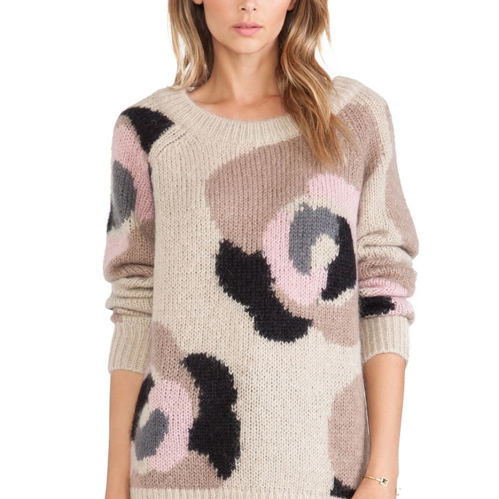 Kate Spade Deco Rose Mohair Sweater